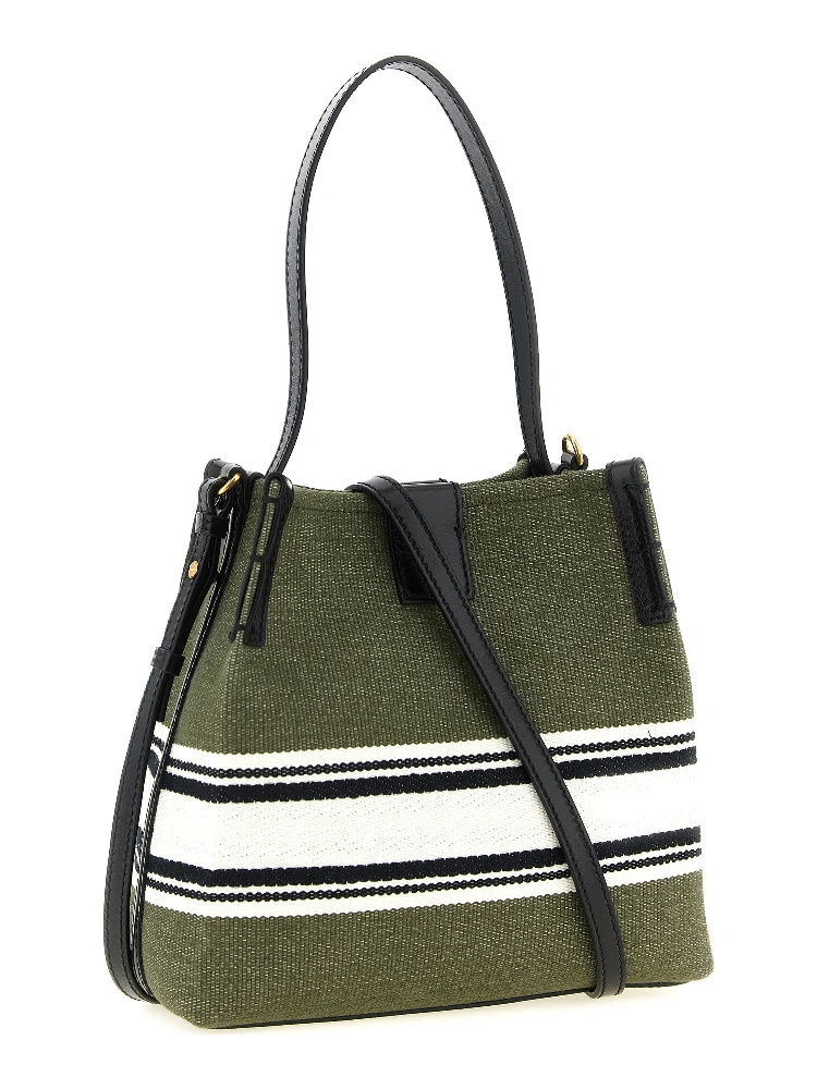 Bicolor Cotton Handbag alternative