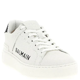 Bicolor Calfskin Low Top Sneakers