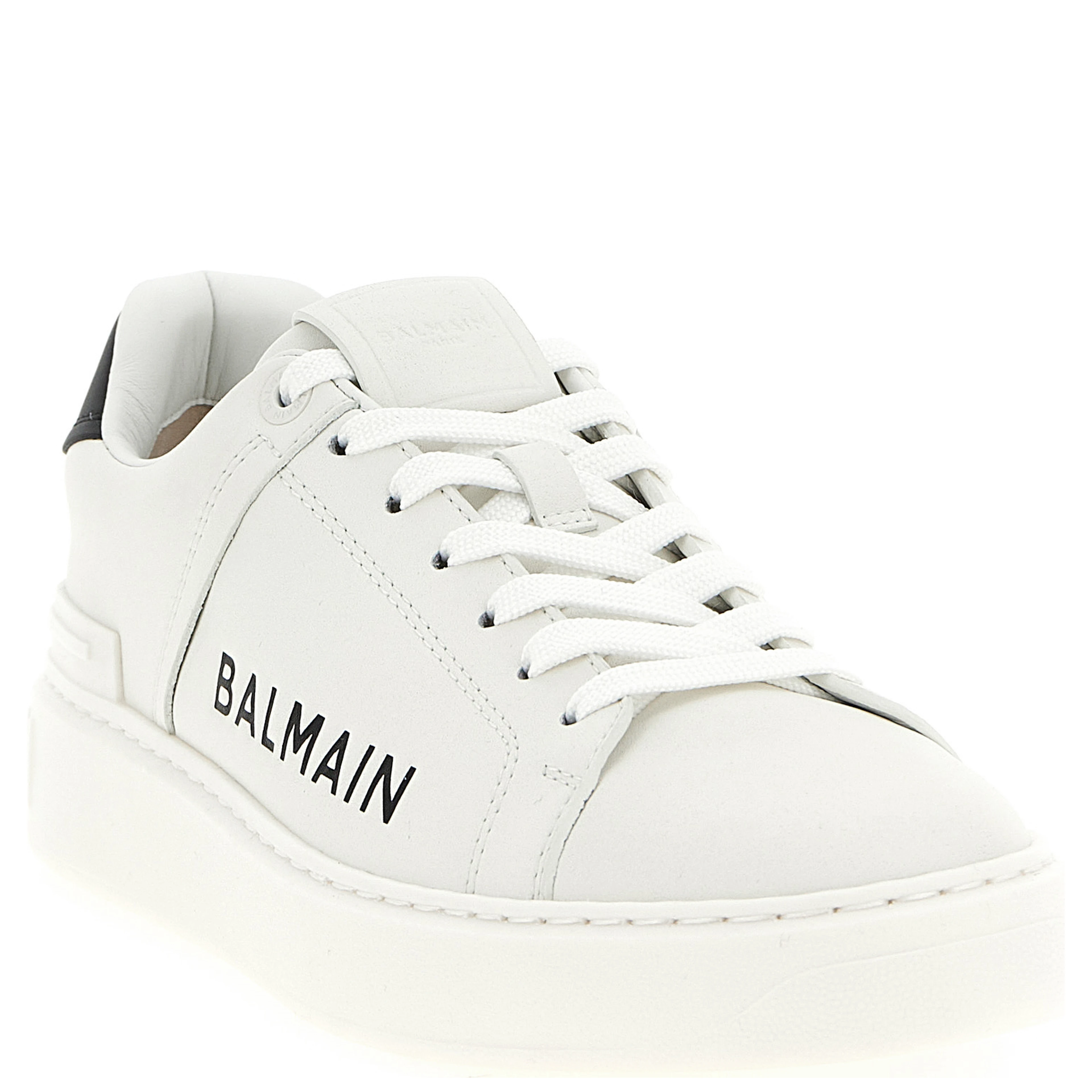 Bicolor Calfskin Low Top Sneakers