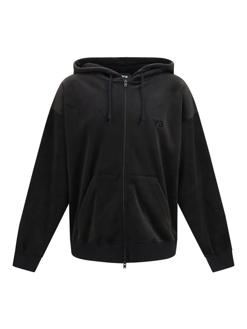 Black Polyester Sweatshirt