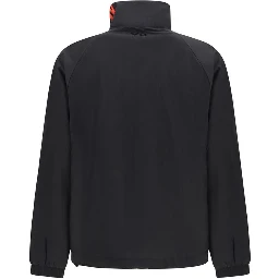Black Polyamide Sweatshirt