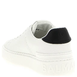 Bicolor Calfskin Low Top Sneakers