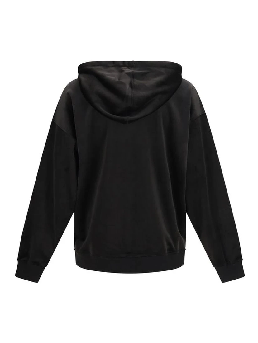 Black Polyester Sweatshirt