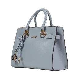 Blue Polyethylene Handbag