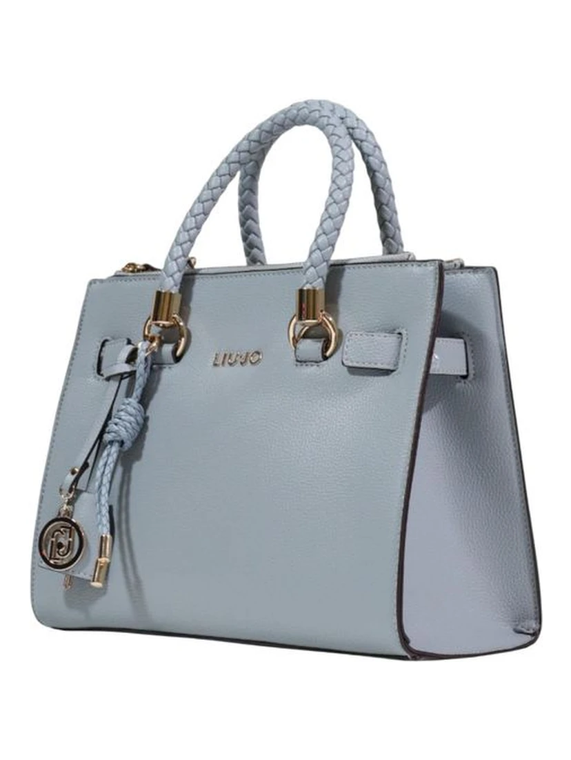 Blue Polyethylene Handbag
