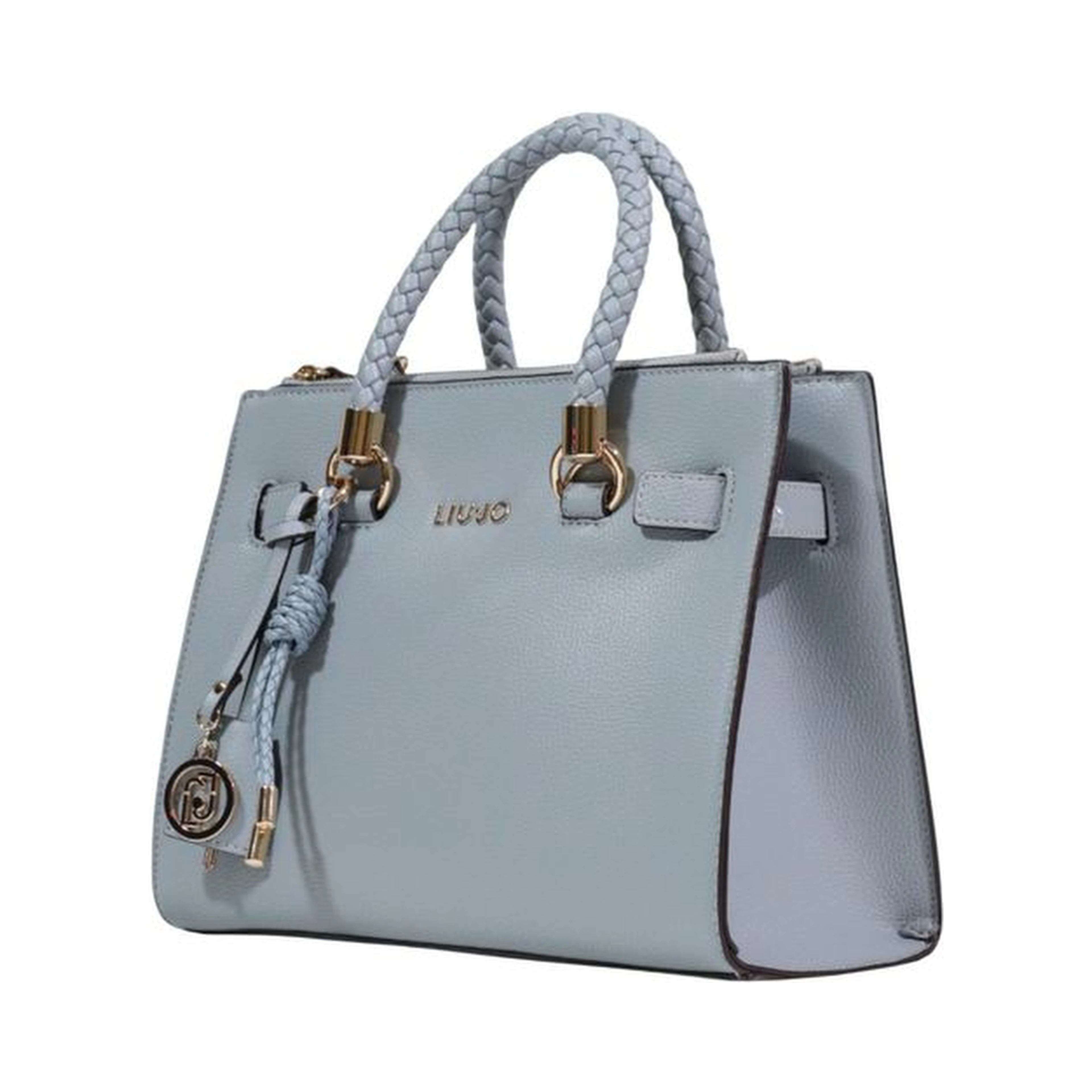 Blue Polyethylene Handbag