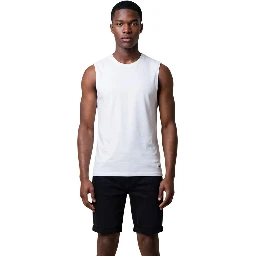 White Cotton Tank Tops