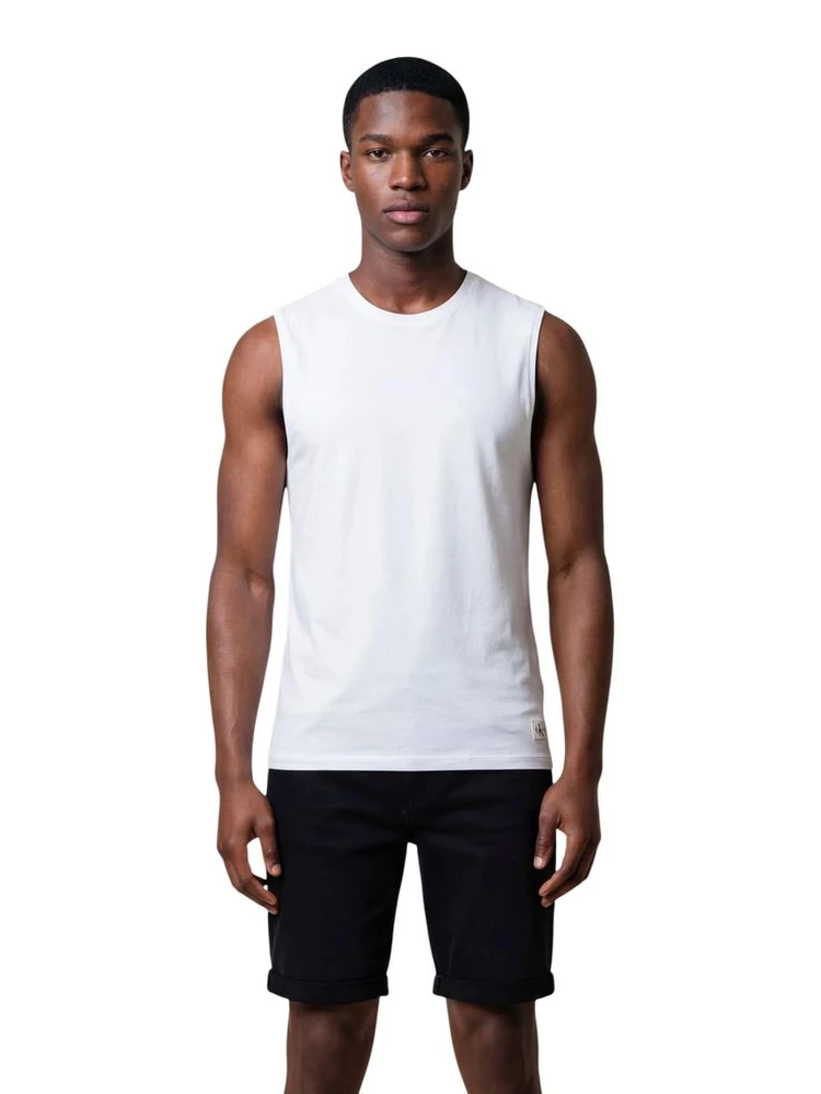 White Cotton Tank Tops