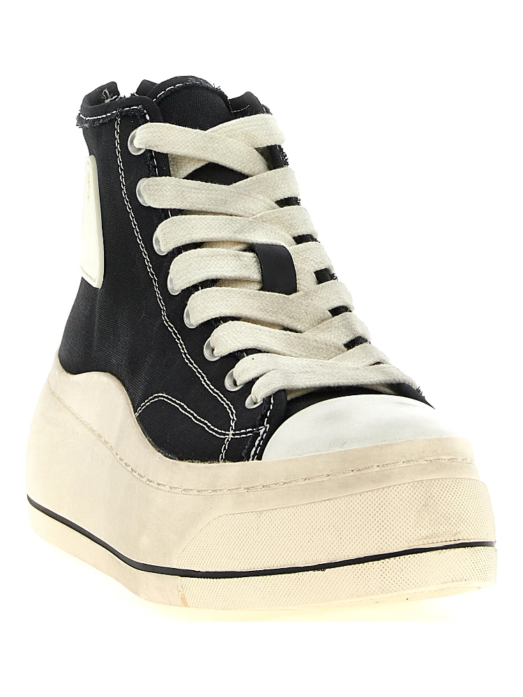 Black Cotton High Top Sneakers alternative