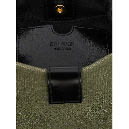 Bicolor Cotton Handbag