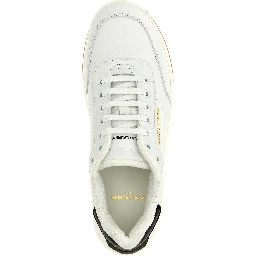 Bicolor Leather Low Top Sneakers