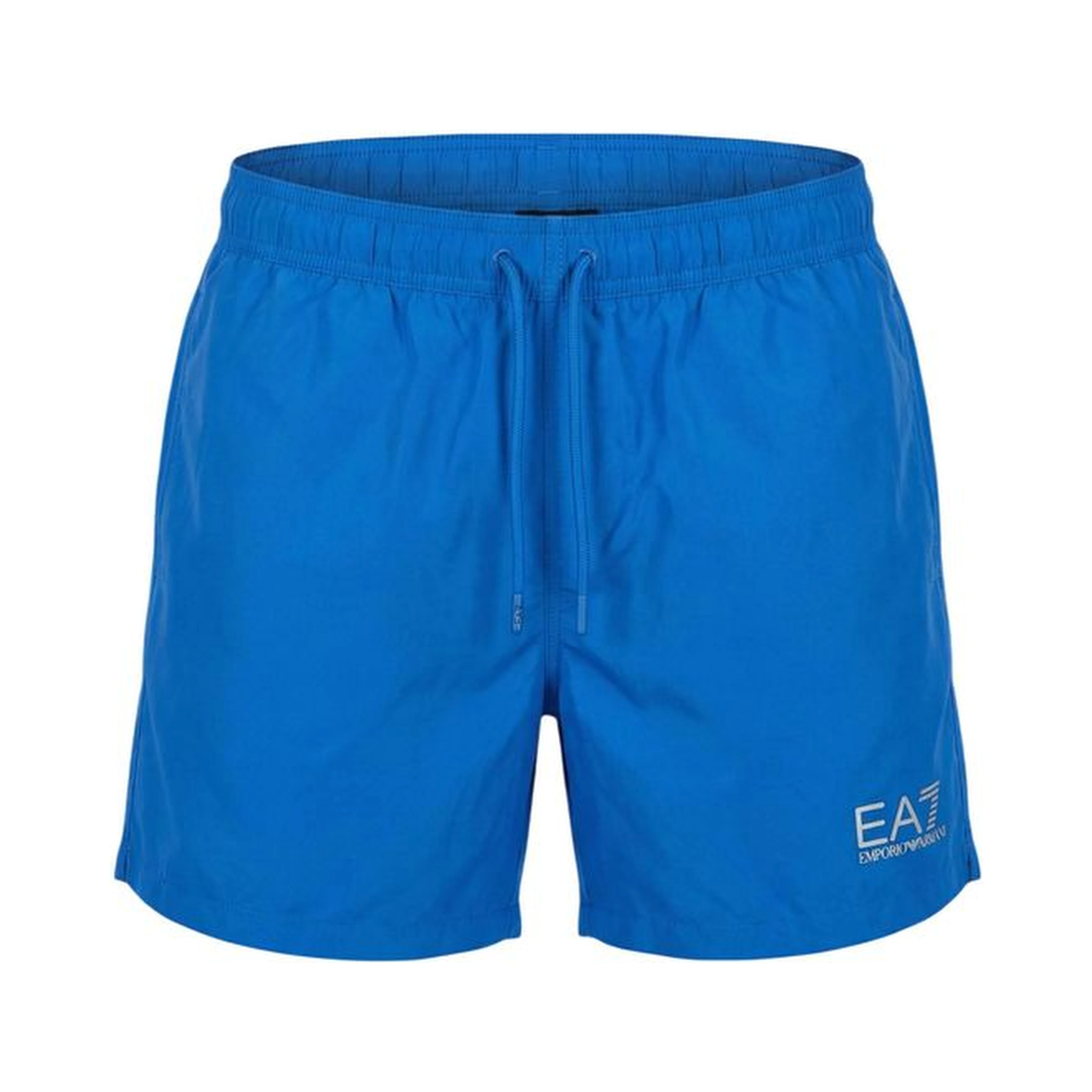 Blue Polyester Swim Shorts