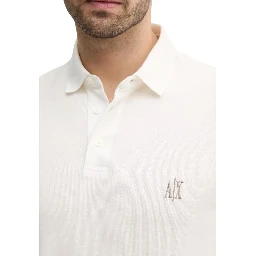 White Cotton Polo Shirt