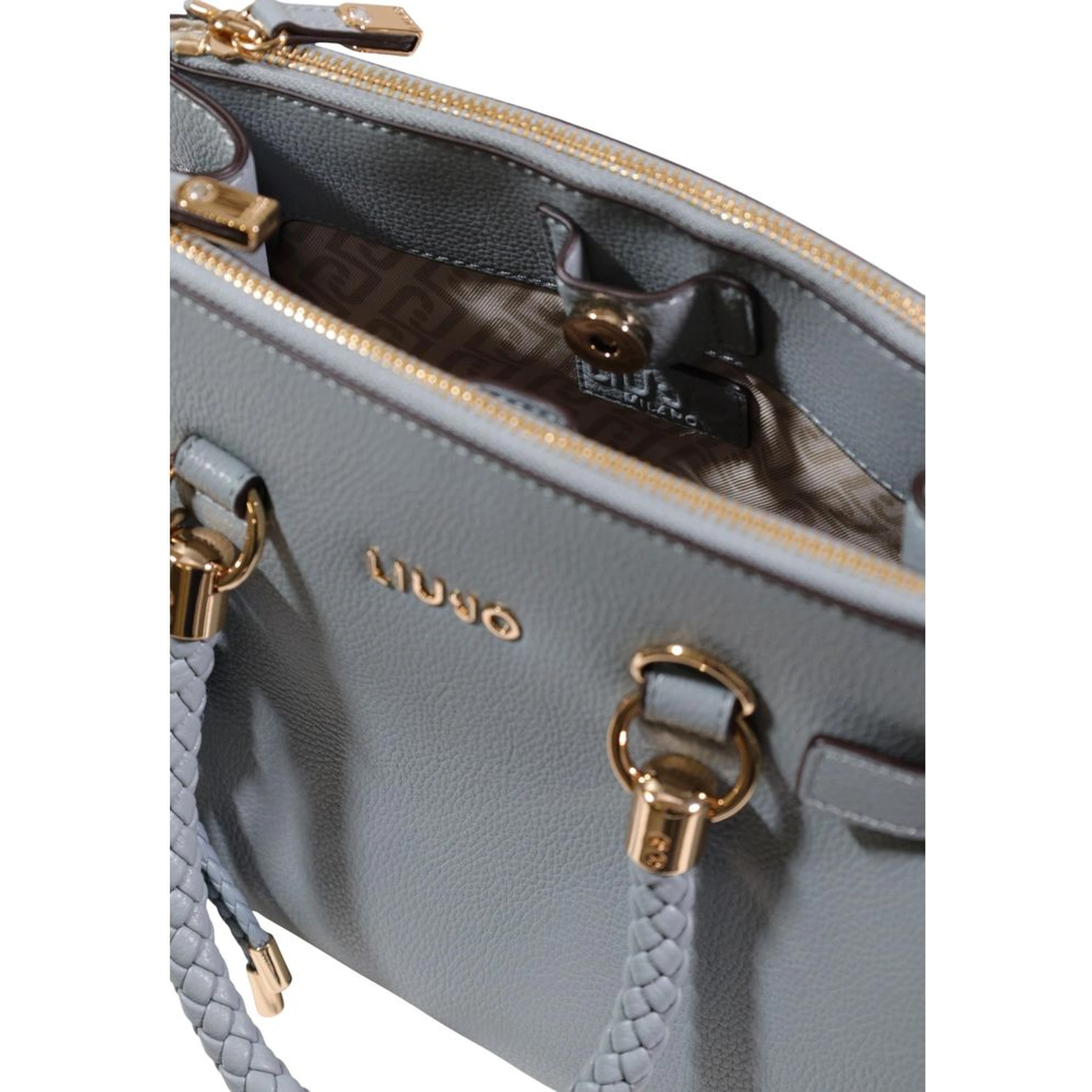 Blue Polyethylene Handbag