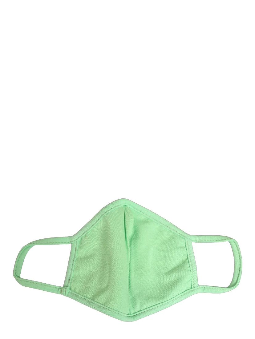 Green Polyester DG CASA Logo Elastic Ear Strap Face Mask
