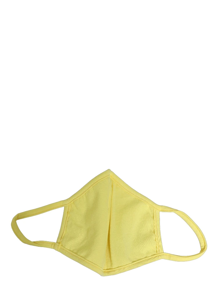 Yellow Polyester DG CASA Logo Elastic Ear Strap Face Mask alternative
