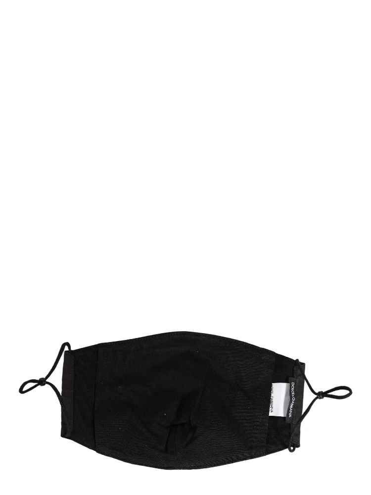 Black White Logo Baroque Elastic Ear Strap Face Mask alternative