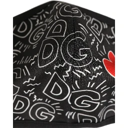 Black Heart DG Logo Monogram Elastic Ear Strap Face Mask