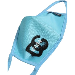 Blue Polyester DG CASA Logo Elastic Ear Strap Face Mask