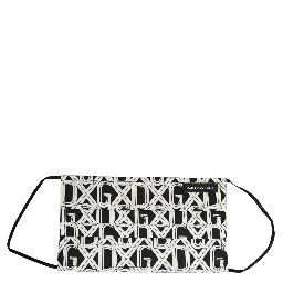 Black White DG Logo Monogram Elastic Ear Strap Face Mask
