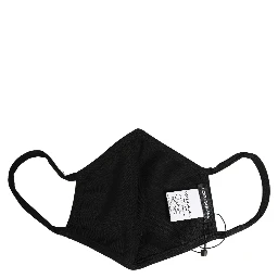 Black Heart DG Logo Monogram Elastic Ear Strap Face Mask