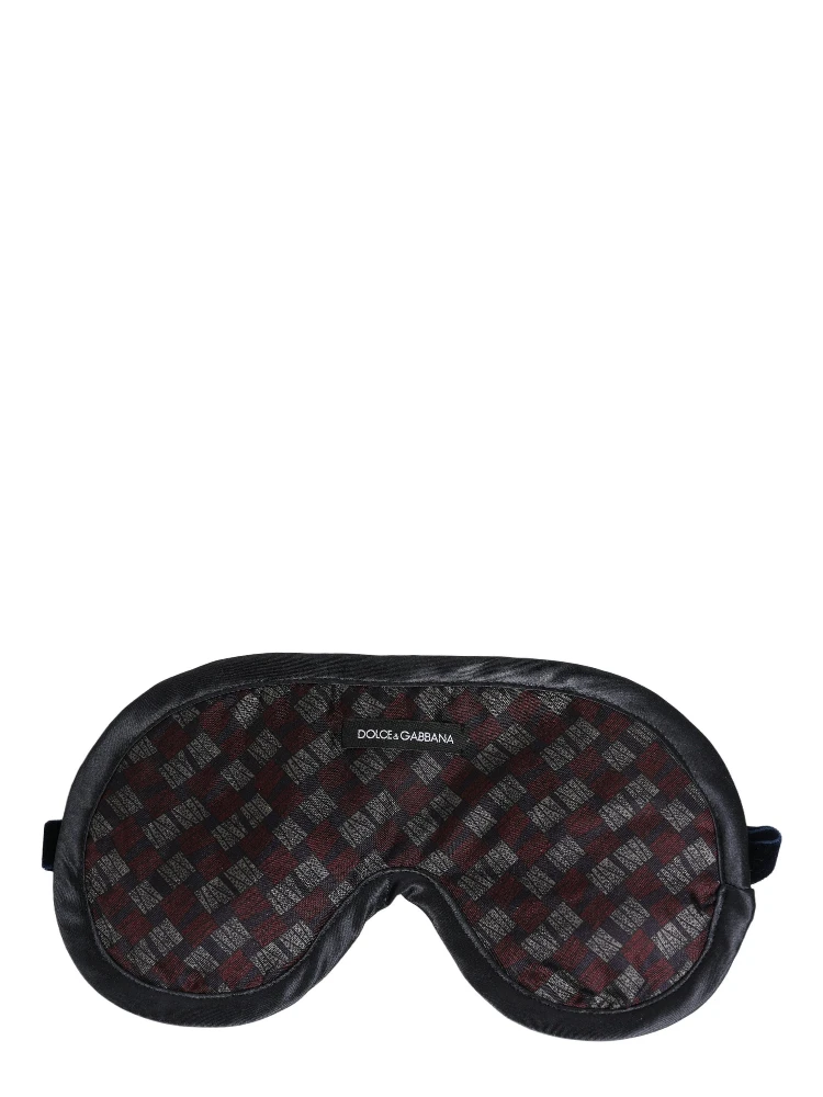 Multicolor Patterned Cotton Blend Sleep Mask