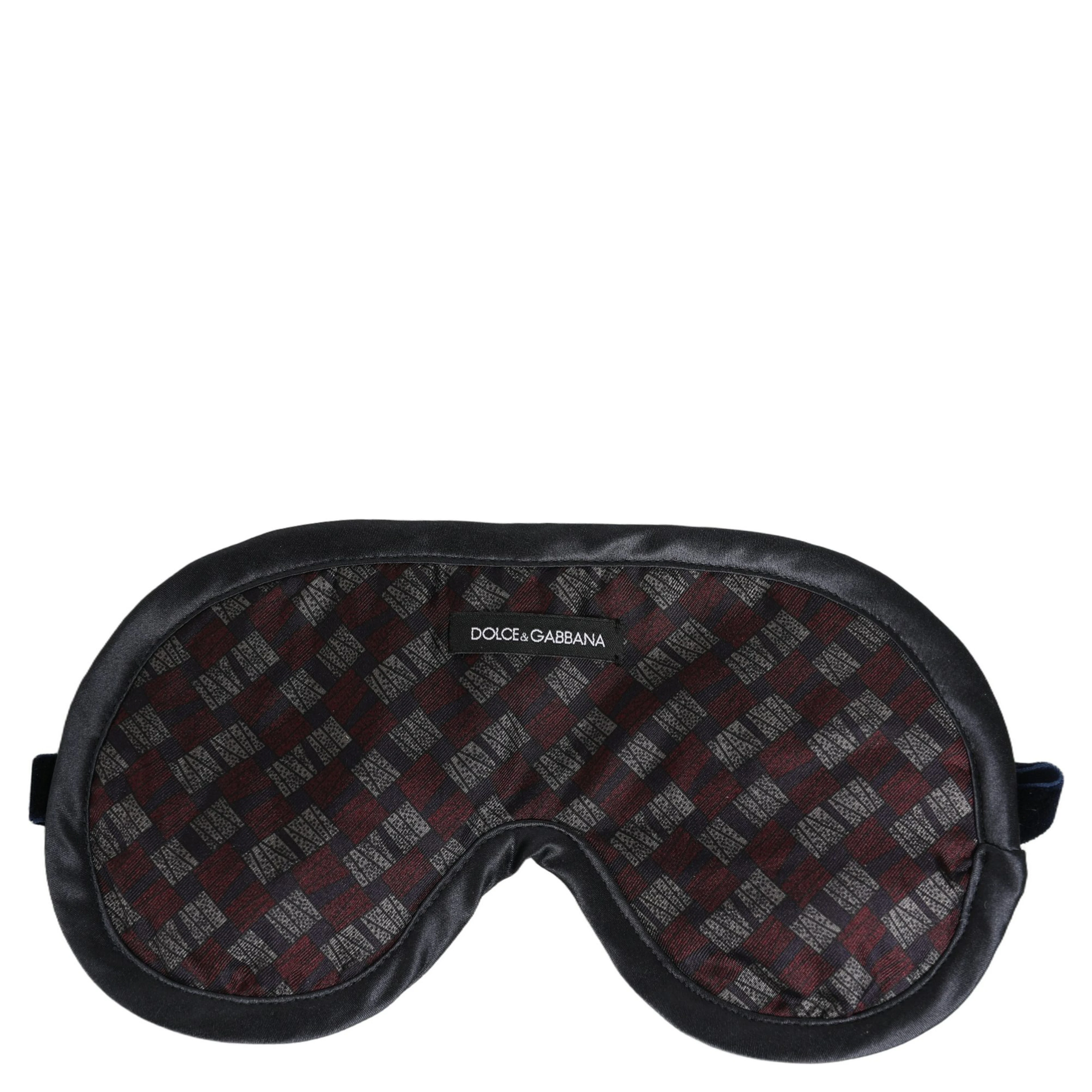 Multicolor Patterned Cotton Blend Sleep Mask