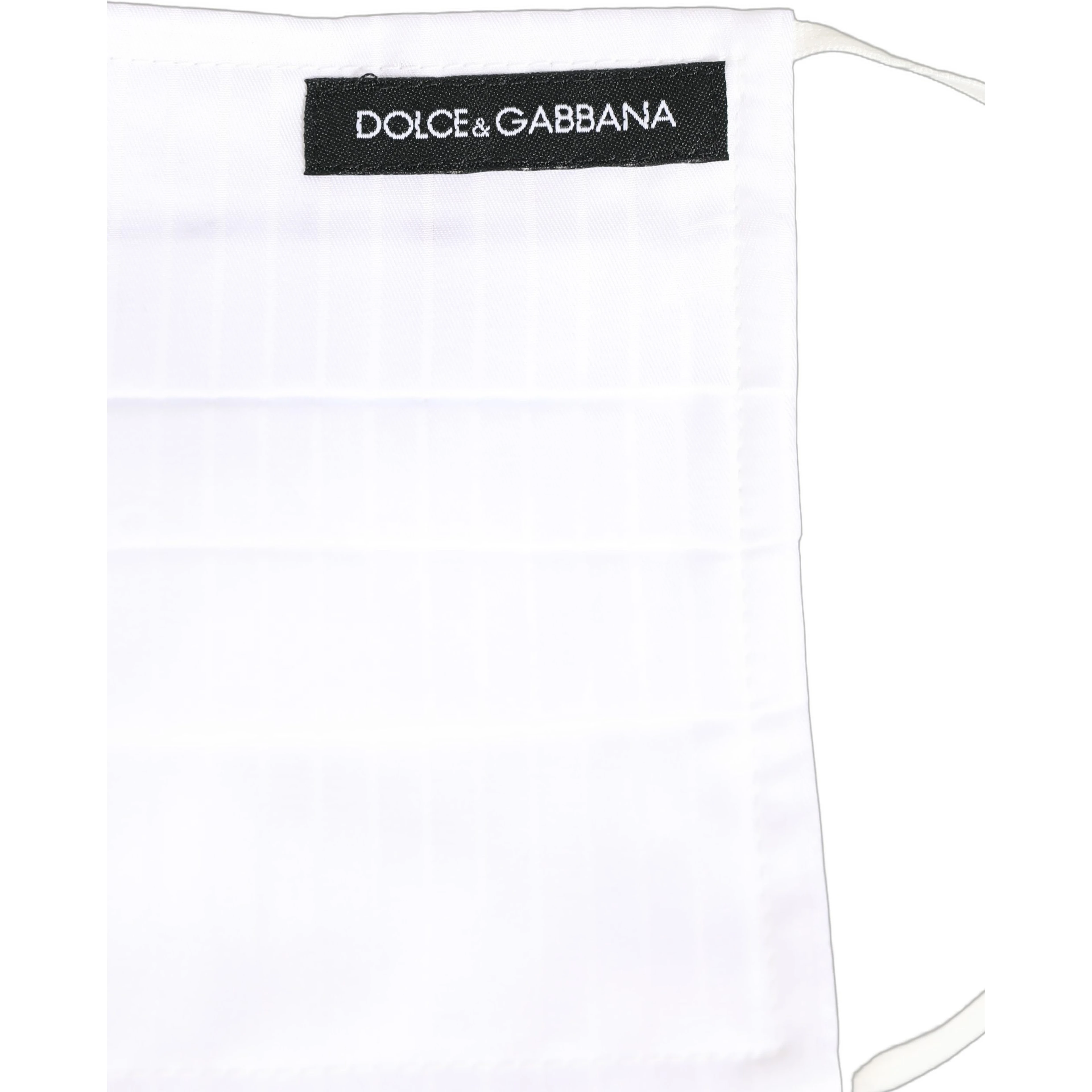 White 100% Cotton Pleated Elastic Ear Strap Face Mask