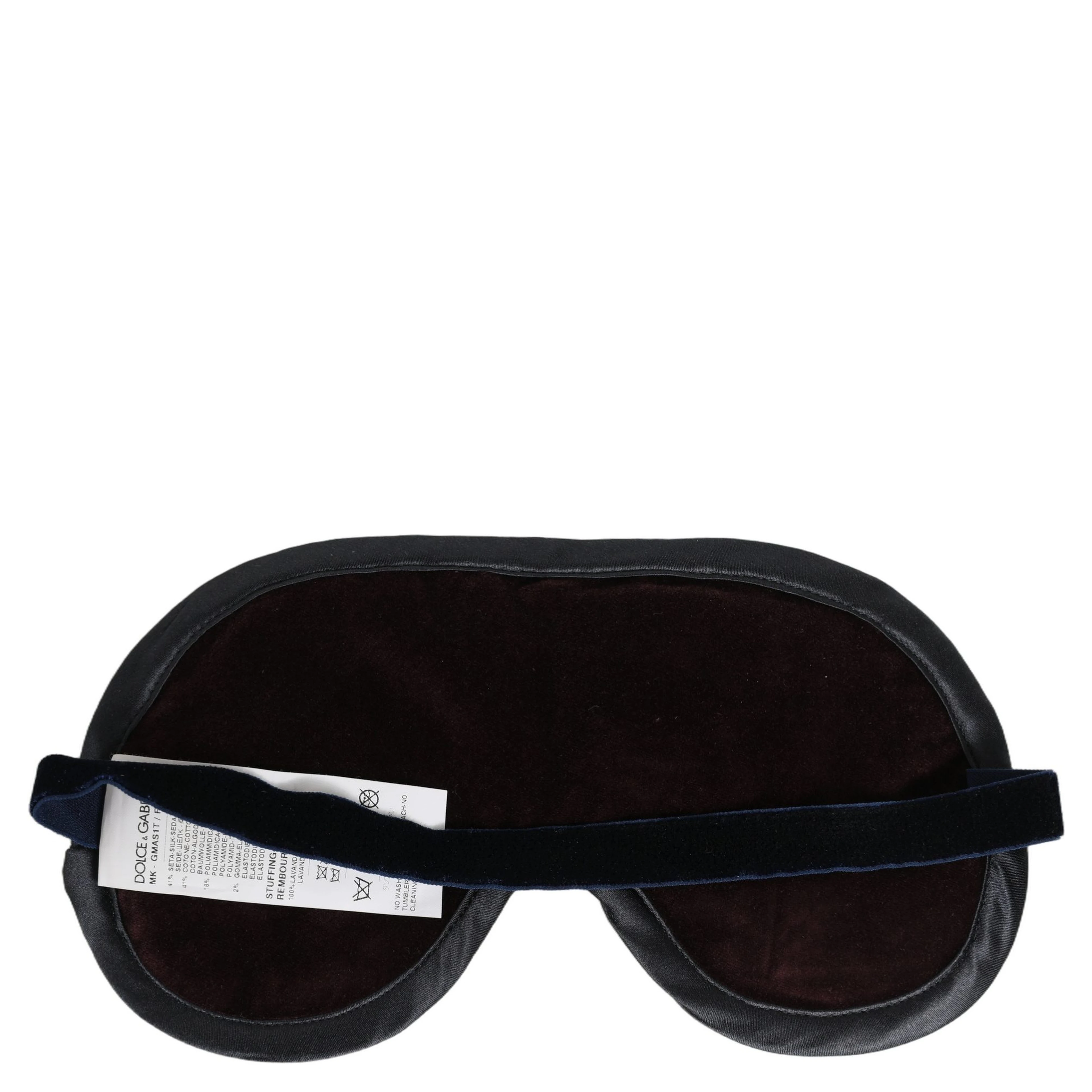 Multicolor Patterned Cotton Blend Sleep Mask