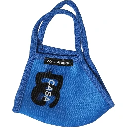 Blue Polyester DG CASA Logo Elastic Ear Strap Face Mask