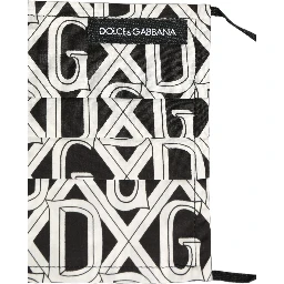 Black White DG Logo Monogram Elastic Ear Strap Face Mask