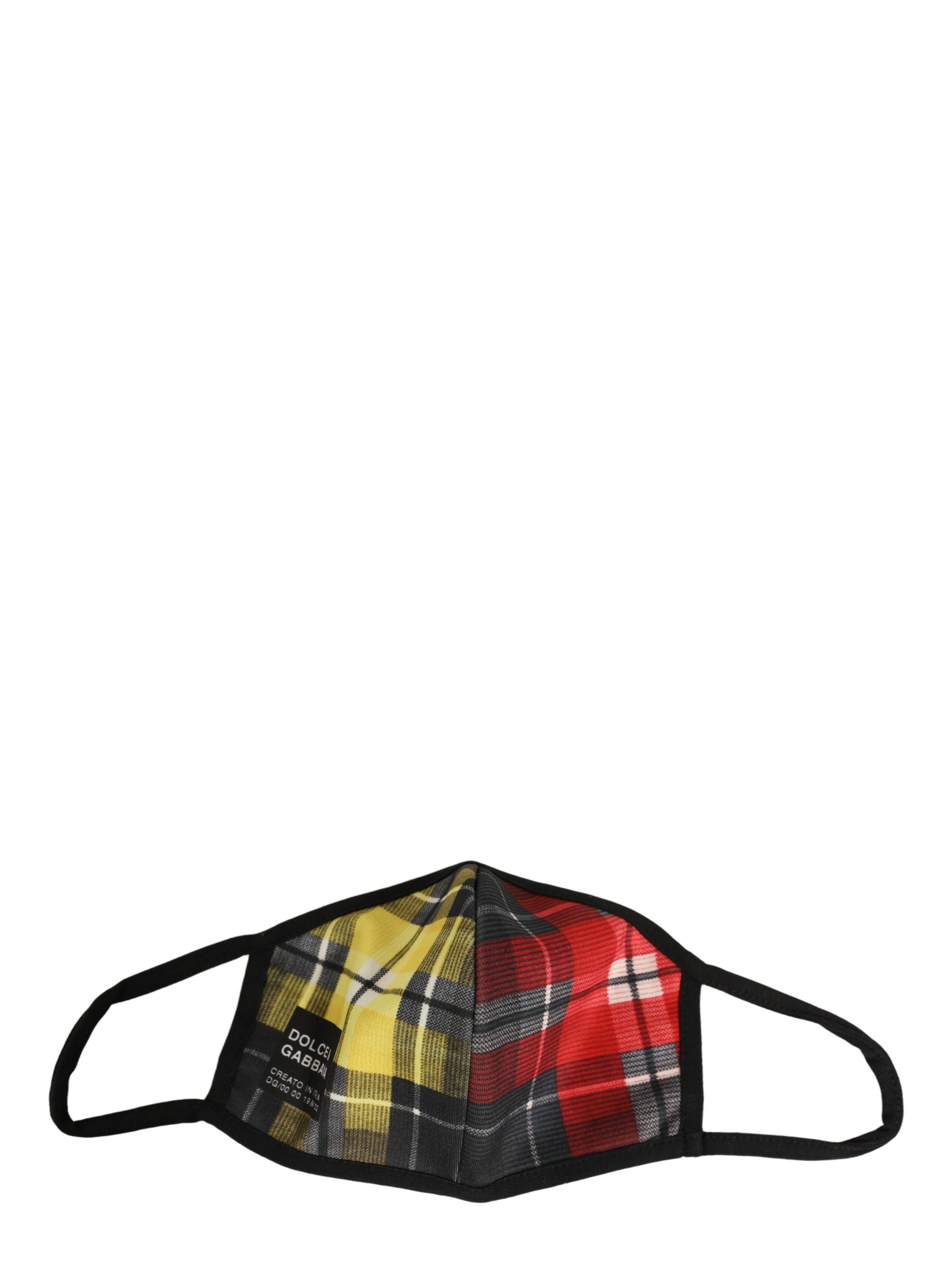 Multicolor Plaid Tartan Elastic Ear Strap Face Mask