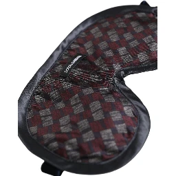 Multicolor Patterned Cotton Blend Sleep Mask