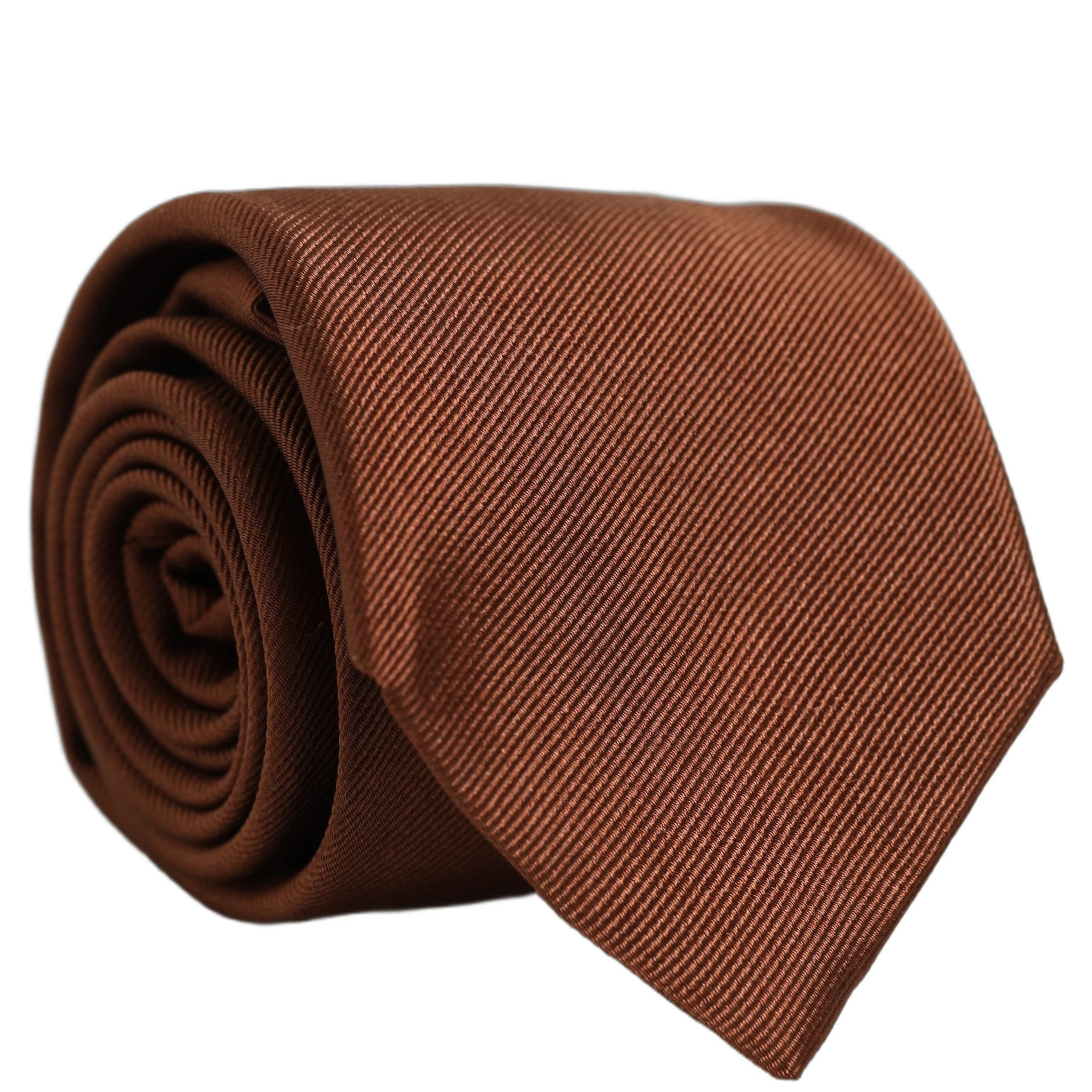 Brown Silk Classic Adjustable Men Necktie Accessory Tie