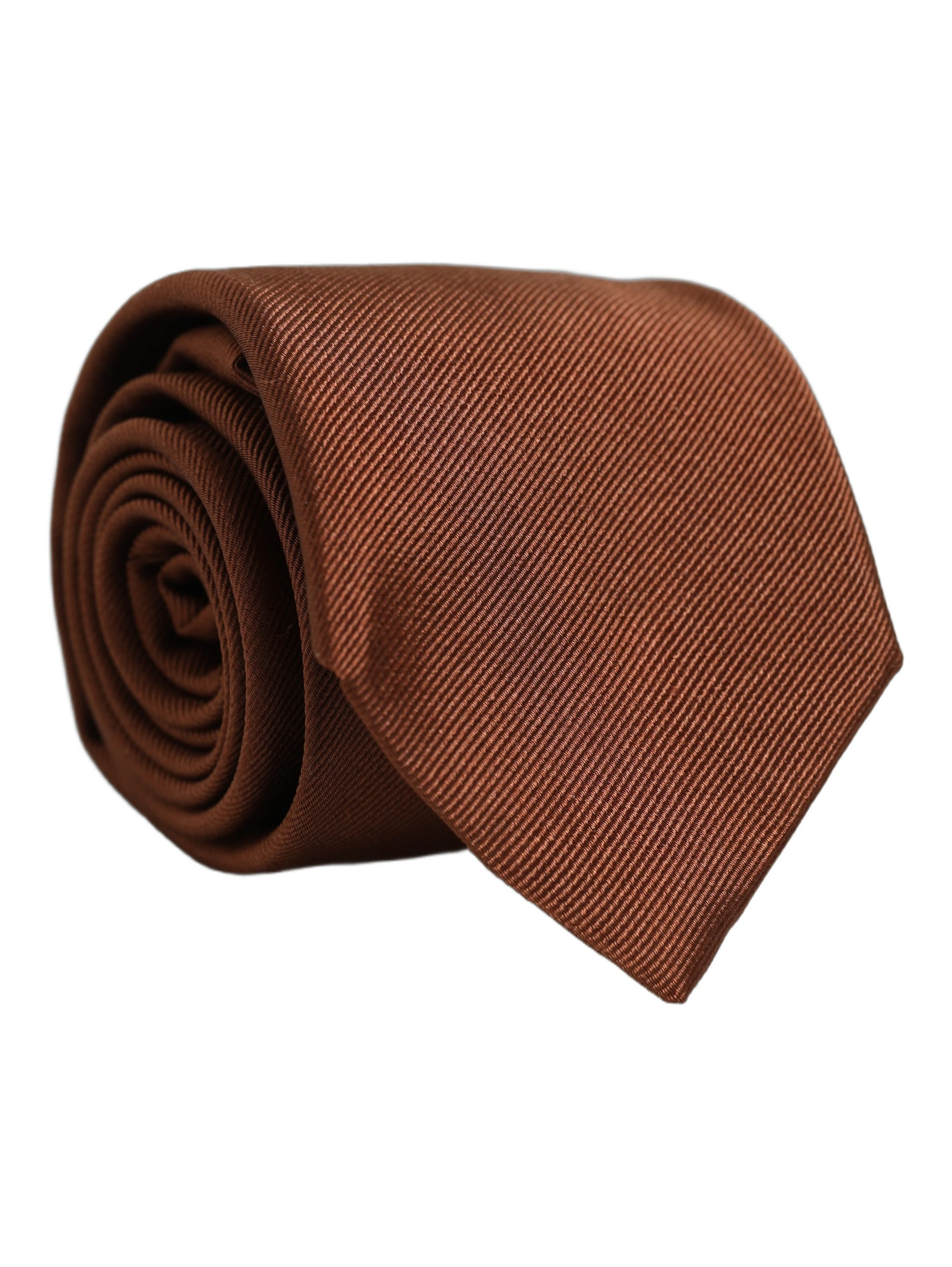 Brown Silk Classic Adjustable Men Necktie Accessory Tie