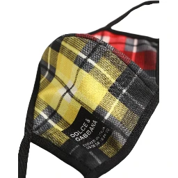 Multicolor Plaid Tartan Elastic Ear Strap Face Mask