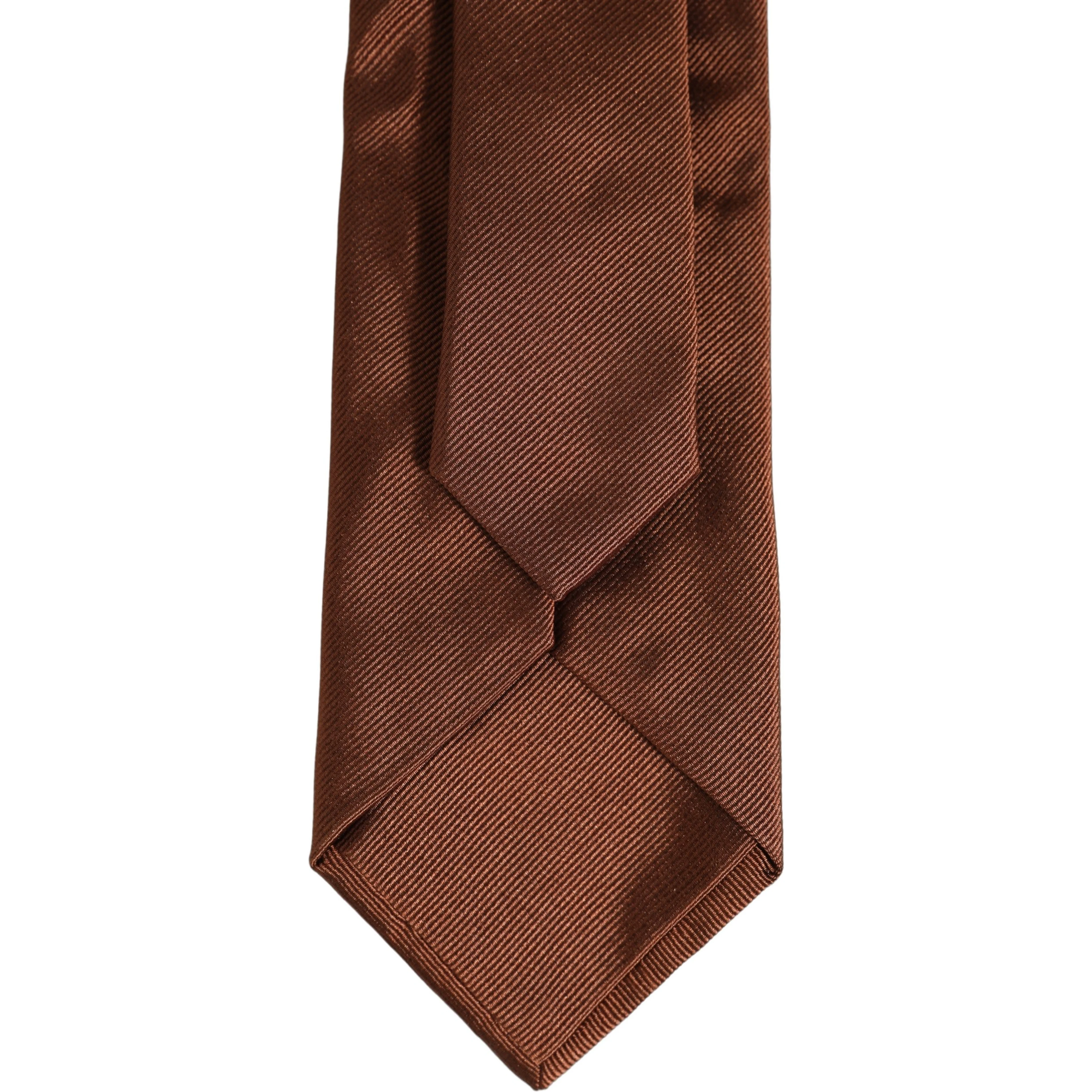 Brown Silk Classic Adjustable Men Necktie Accessory Tie