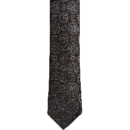 Dark Purple Geometric Adjustable Necktie Accessory Tie