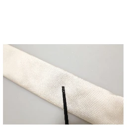 Cream Satin 100% Silk Adjustable Tied Men Necktie Tie