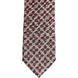 Beige Lady Bug Silk Adjustable Necktie Men Accessory Tie