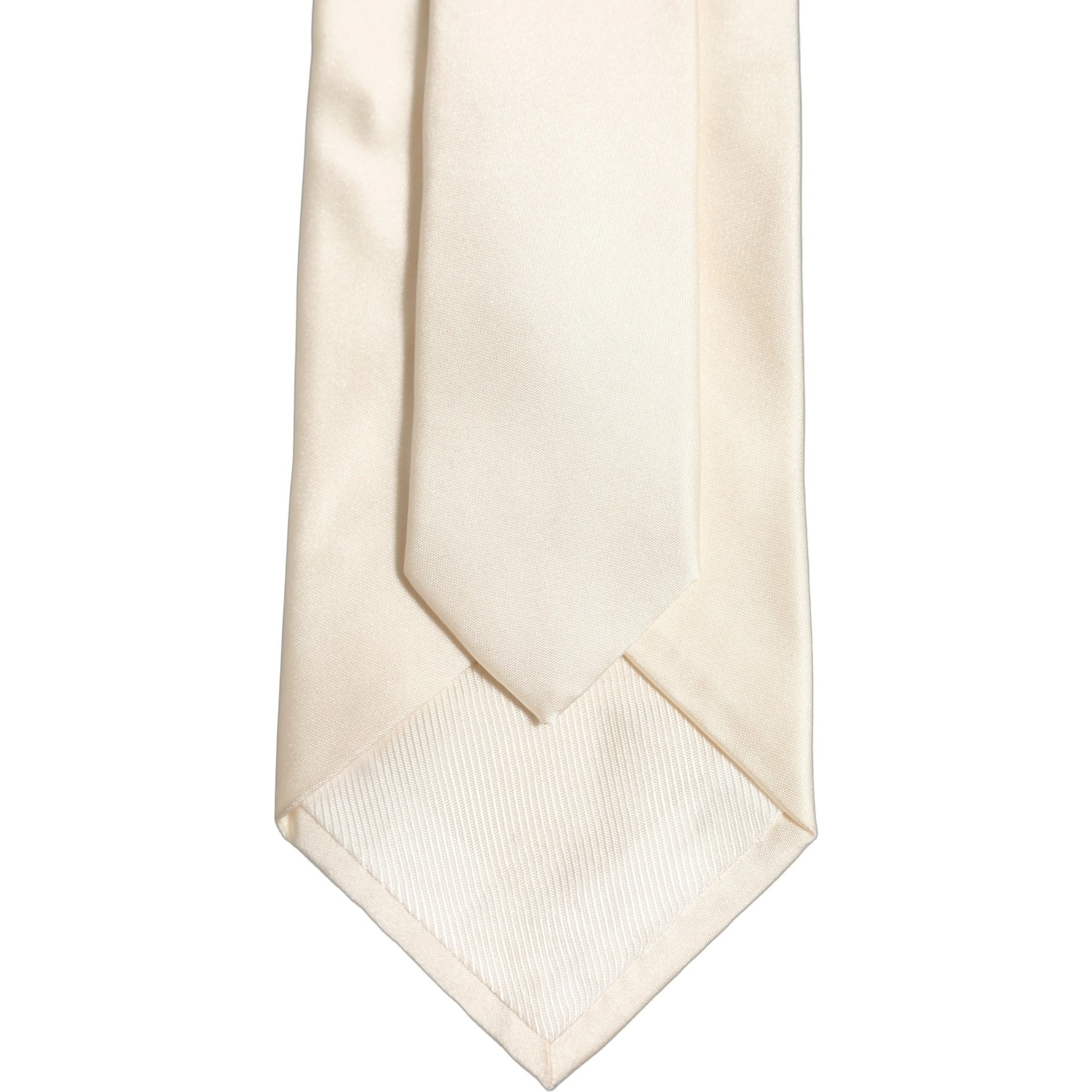 White Silk Floral Graphic Adjustable Tied Men Necktie Tie