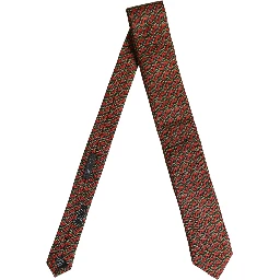 Multicolor Chili Peppers Silk Adjustable Tied Necktie Tie