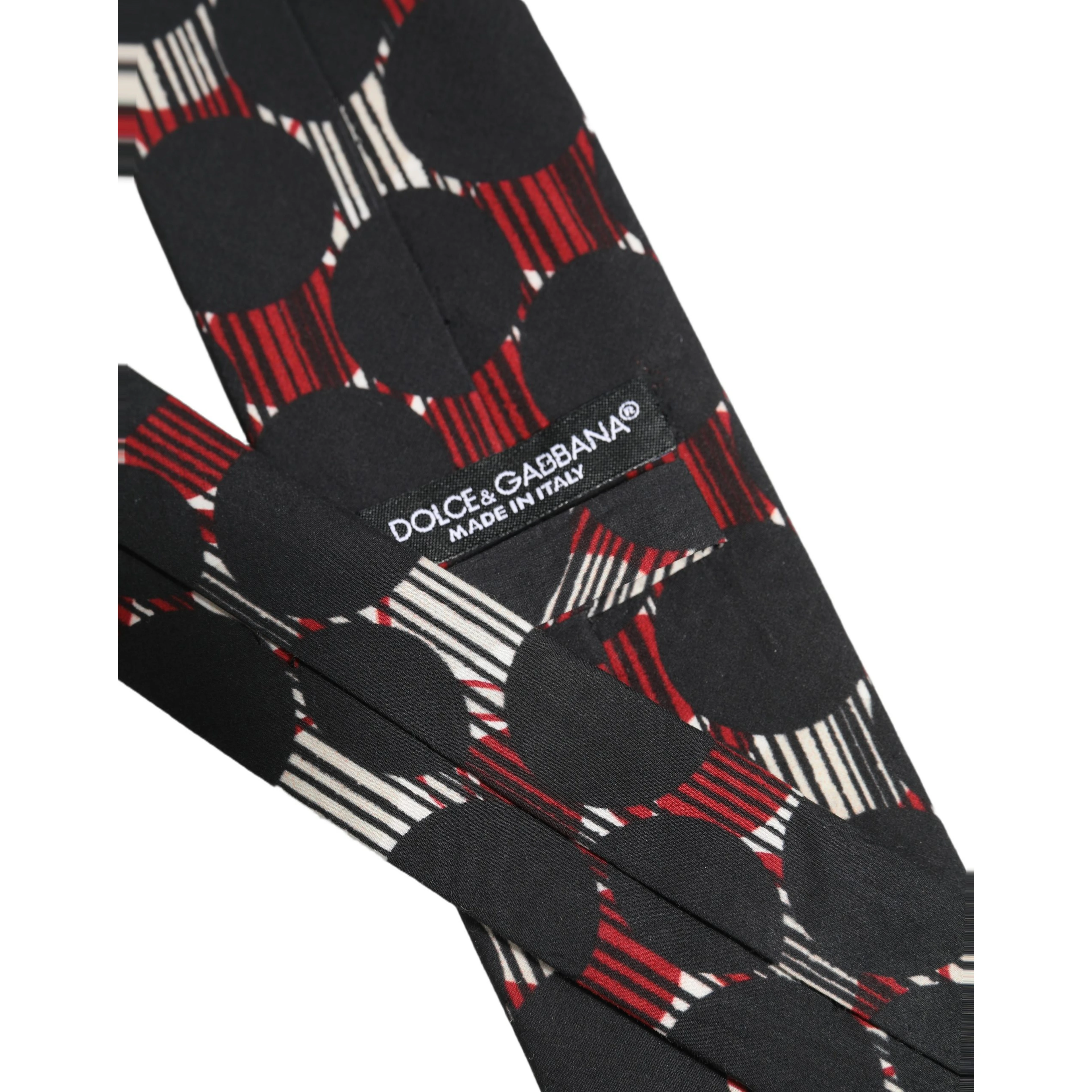 Multicolor Cotton Geometric Adjustable Tied Necktie Tie