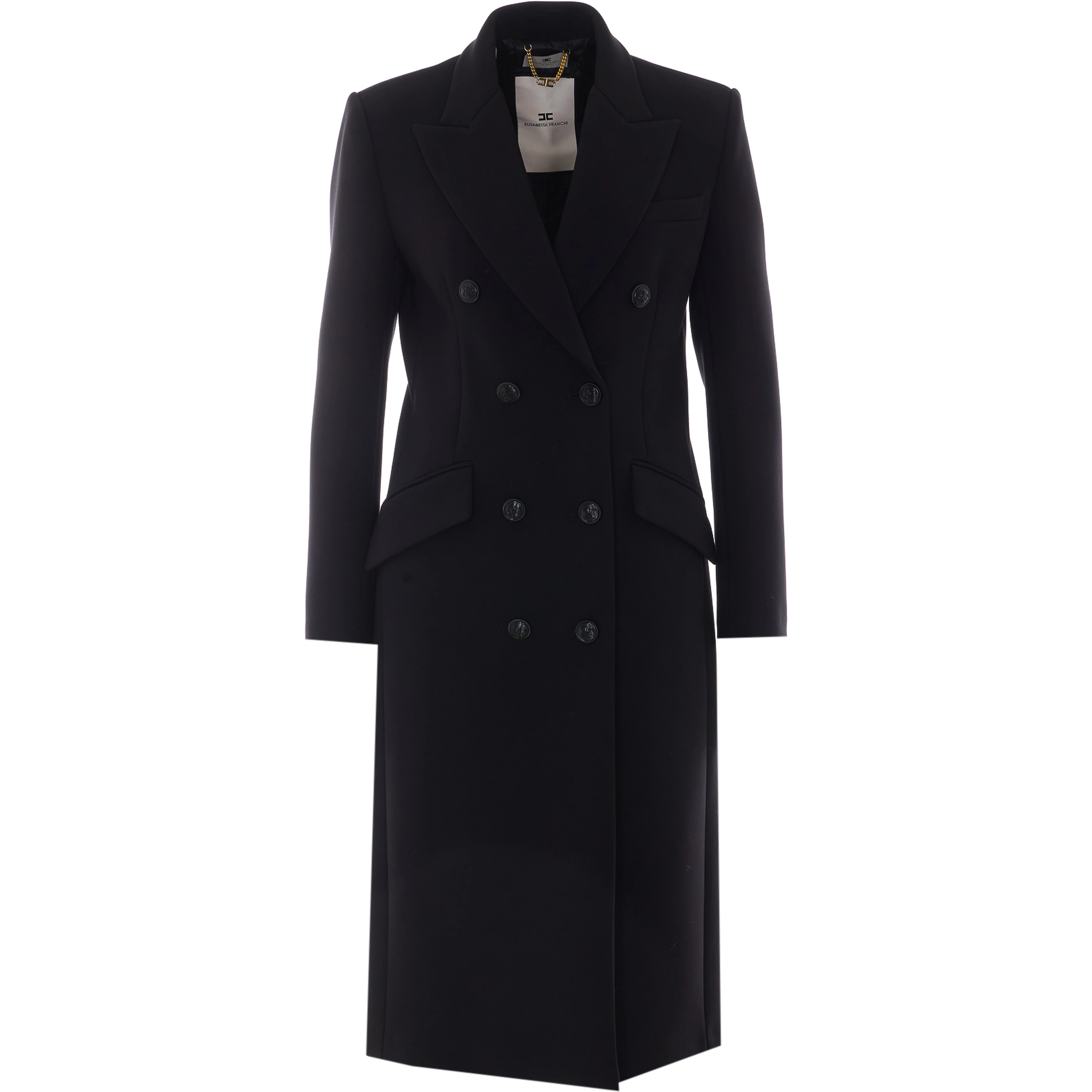 Elisabetta Franchi Coats Black