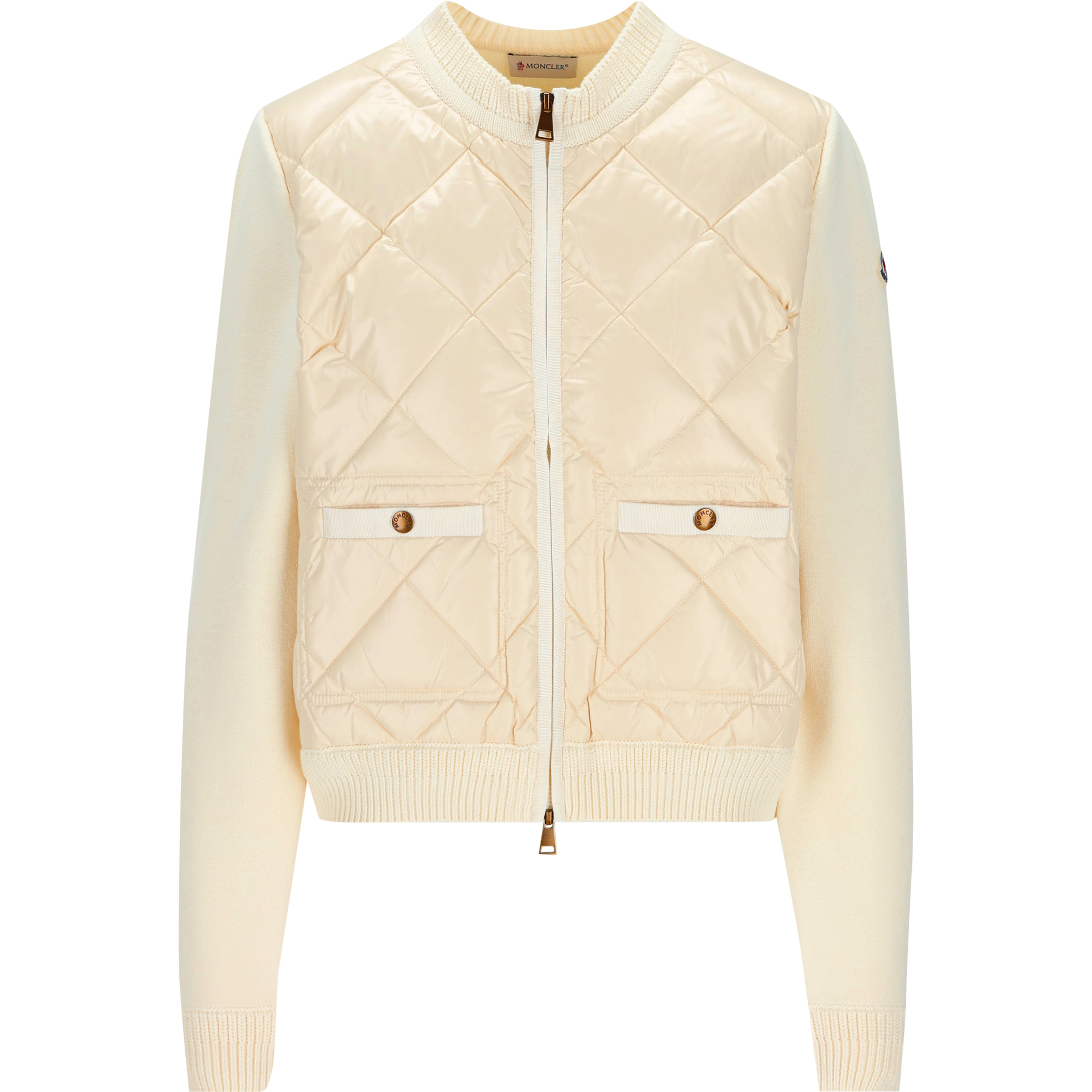 Moncler Sweaters Beige