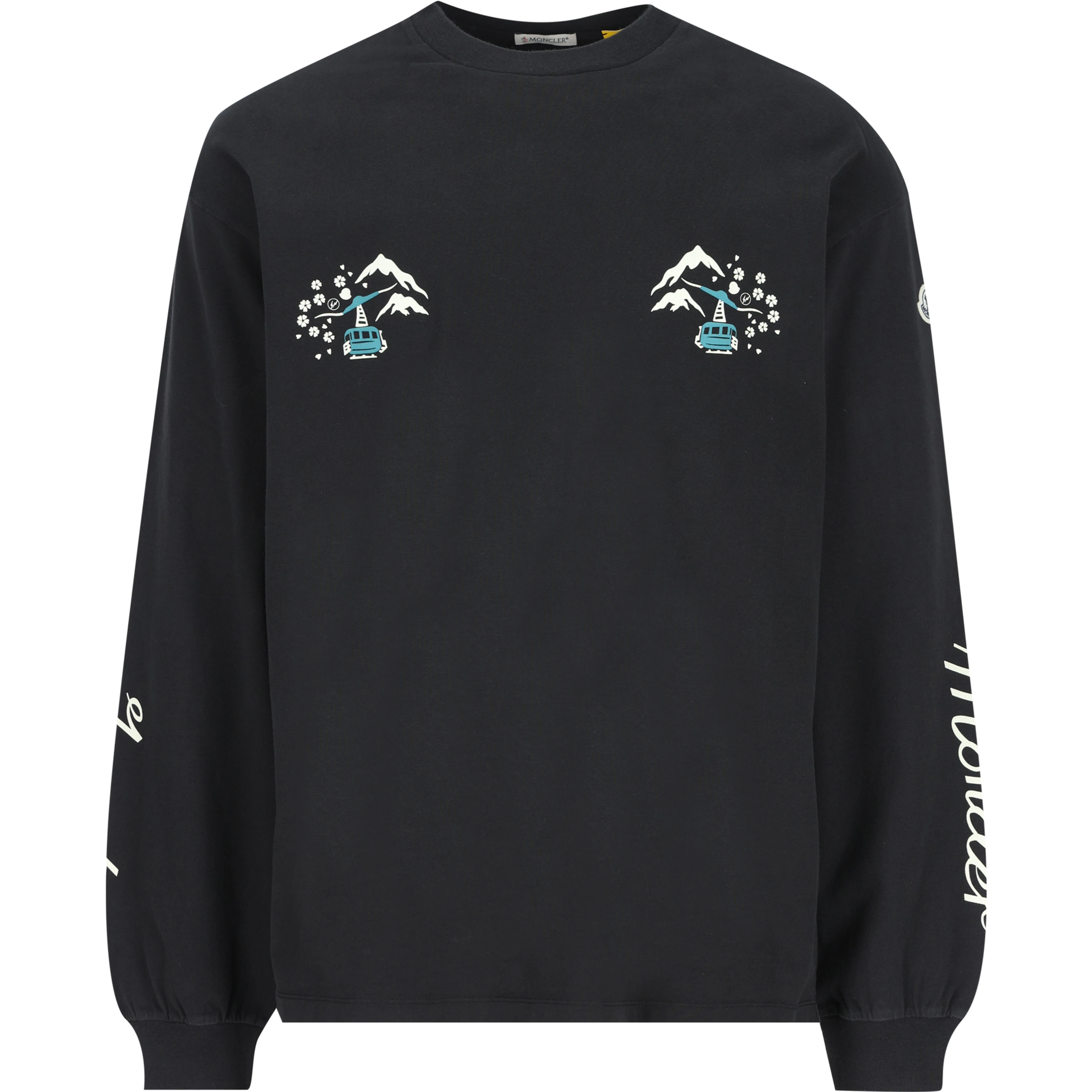 Moncler T-shirts and Polos Black