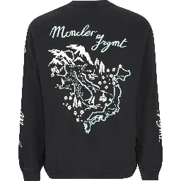 Moncler T-shirts and Polos Black