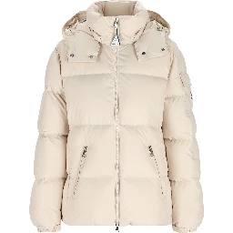 Moncler Coats Beige