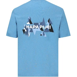 Napapijri T-shirts and Polos Light blue