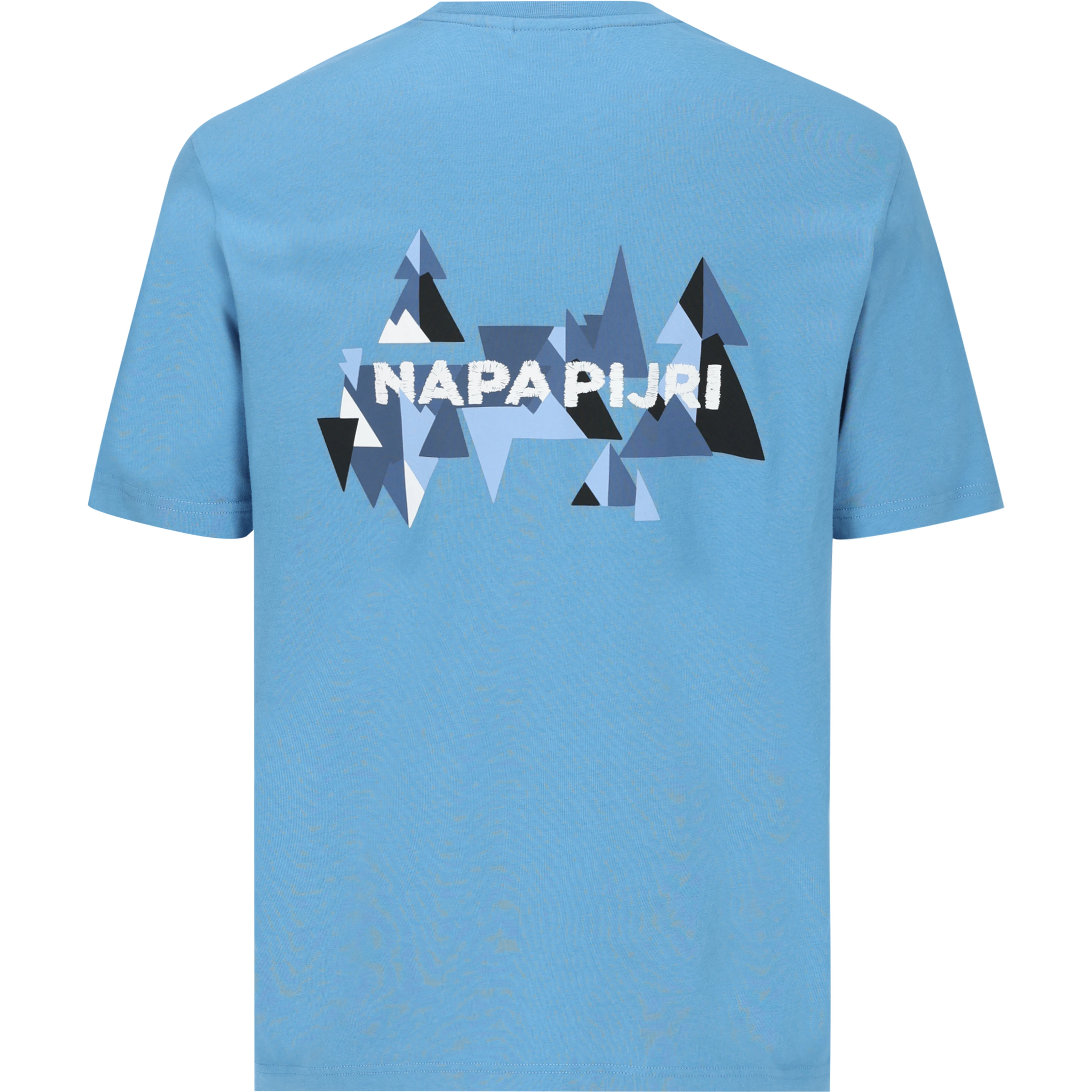Napapijri T-shirts and Polos Light blue